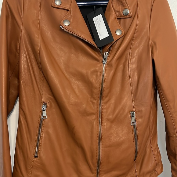 Dacute - Sleep Leather Women’s Coat - Picture 3 of 5